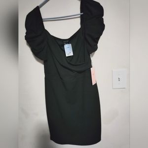 New mini black dress size Large